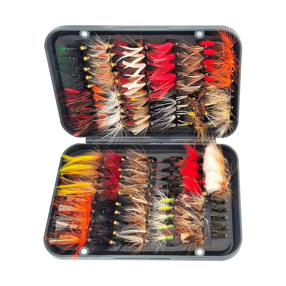 120 Moscas Ninfas Stremers Fly Fishing Pesca Con Mosca