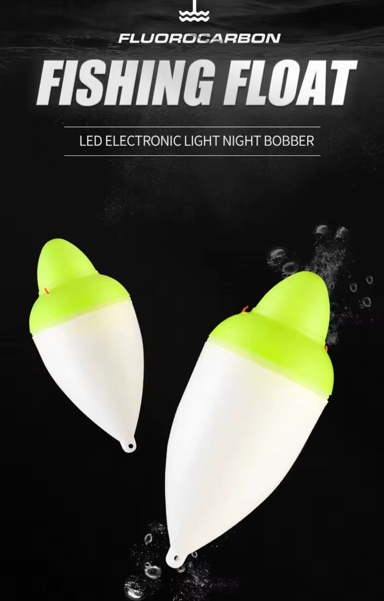 Boya luminosa con sensor de pique pesca nocturna