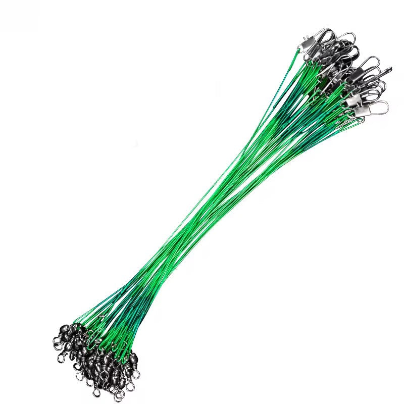 5 Leader De Acero 30 Cm Pesca Tanza Chicote De Acero