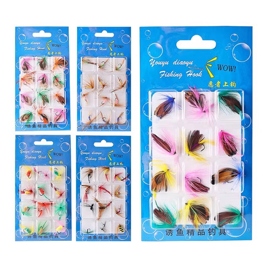 Importadas 12 Moscas De Pesca Premium Truchas