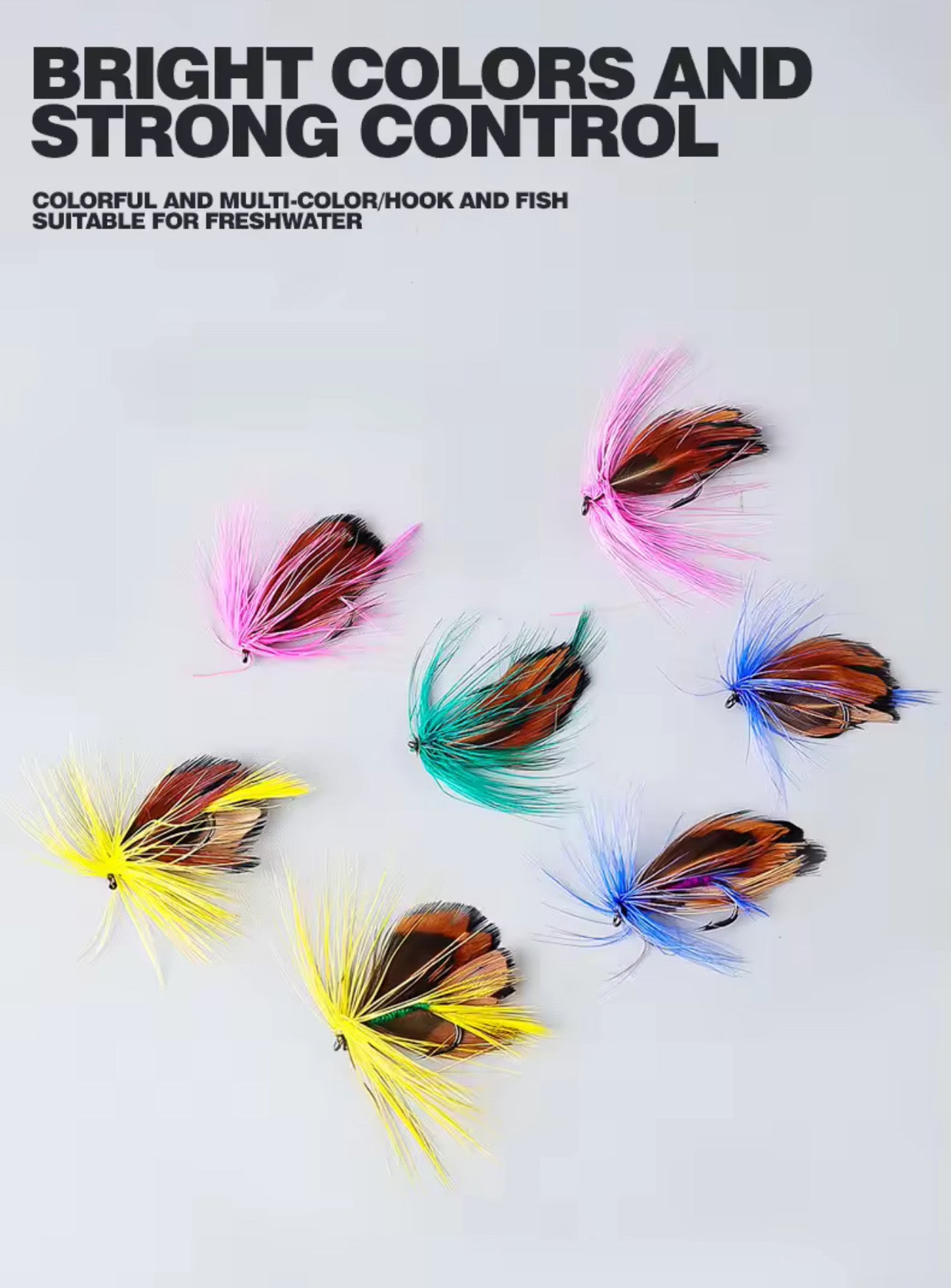 Importadas 12 Moscas De Pesca Premium Truchas