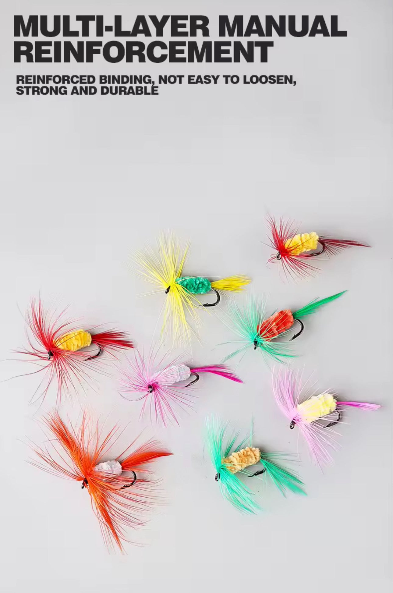 Importadas 12 Moscas De Pesca Premium Truchas