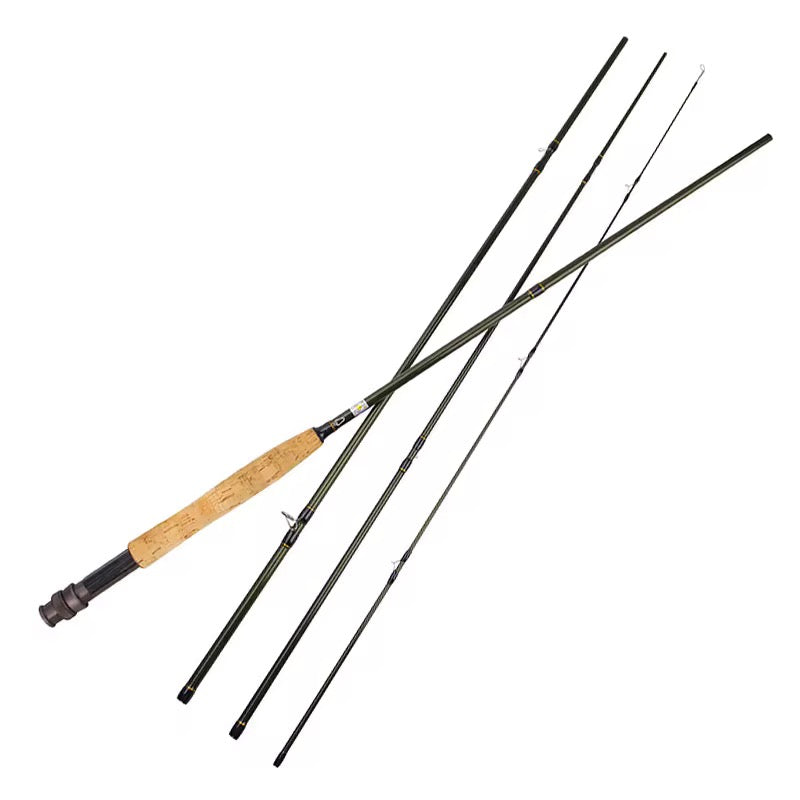 Combo Fly Weihe Pesca Mosca Caña+reel+linea+moscas+estuche