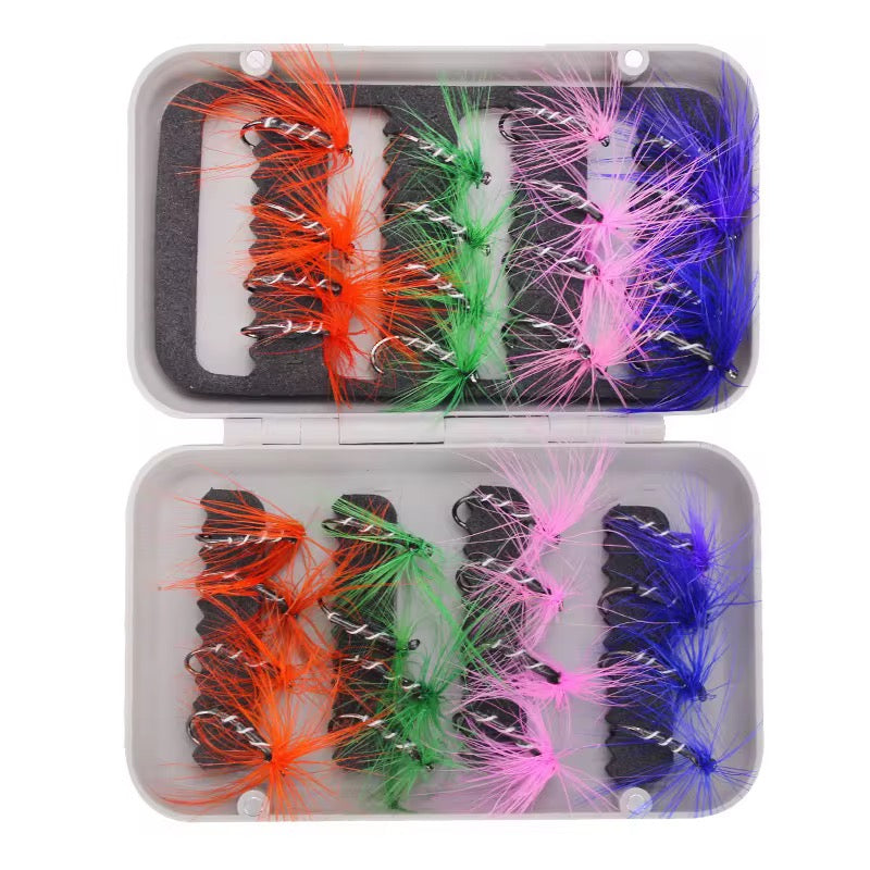 Combo Fly Weihe Pesca Mosca Caña+reel+linea+moscas+estuche