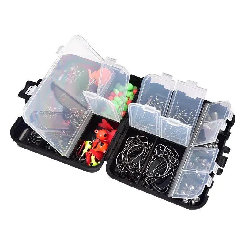 Kit De Pesca Caja Con 213 Pcs Accesorios Profesional