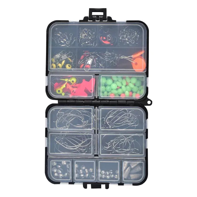 Kit De Pesca Caja Con 213 Pcs Accesorios Profesional