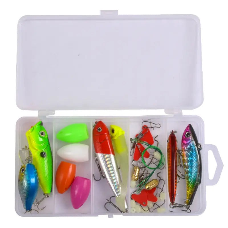 Kit Caja De Señuelos Tararira Dorado Truchas