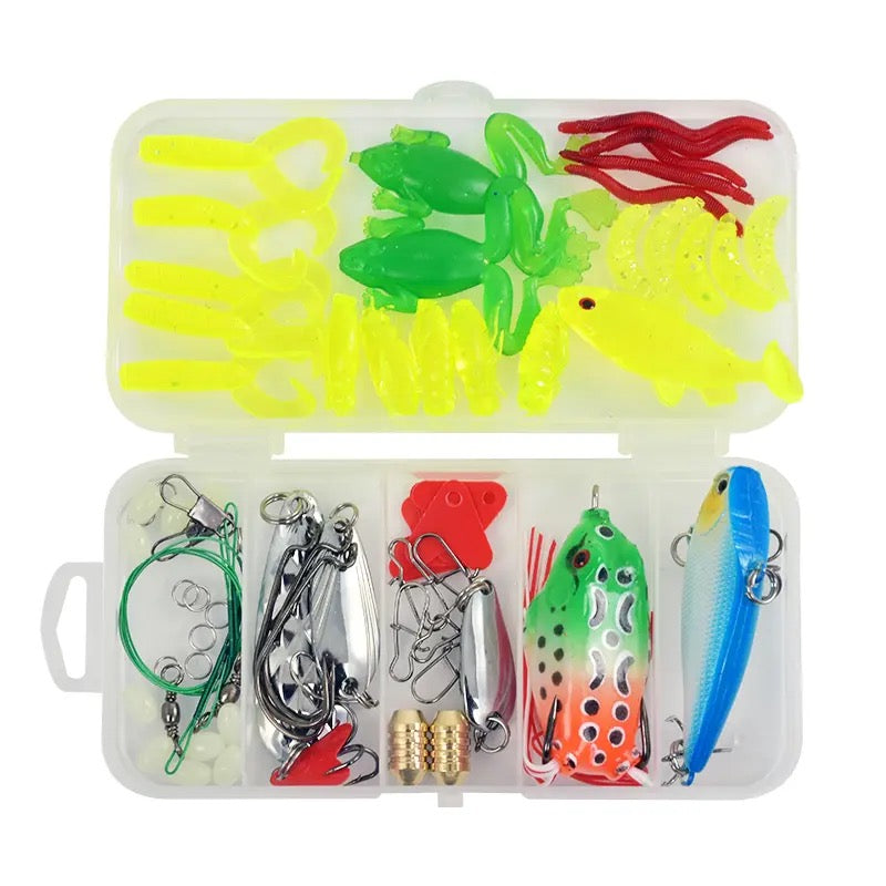 kit 65 piezas combo de señuelos
