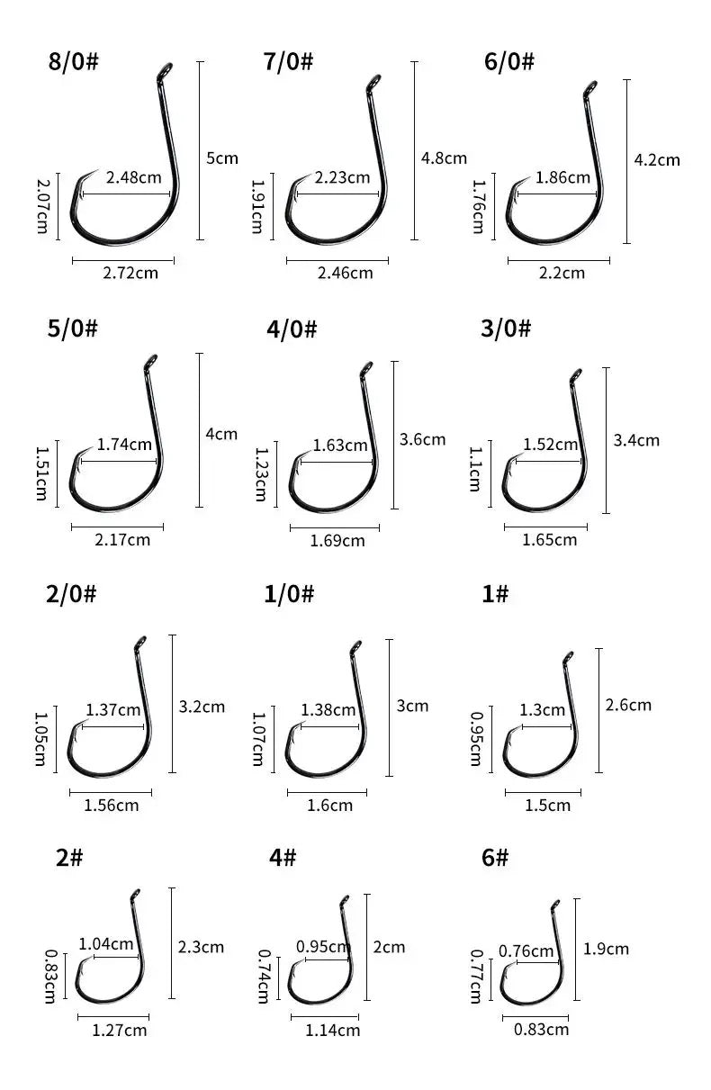 Caja De Anzuelos De Pesca 161 Piezas Distintos Tamaños
