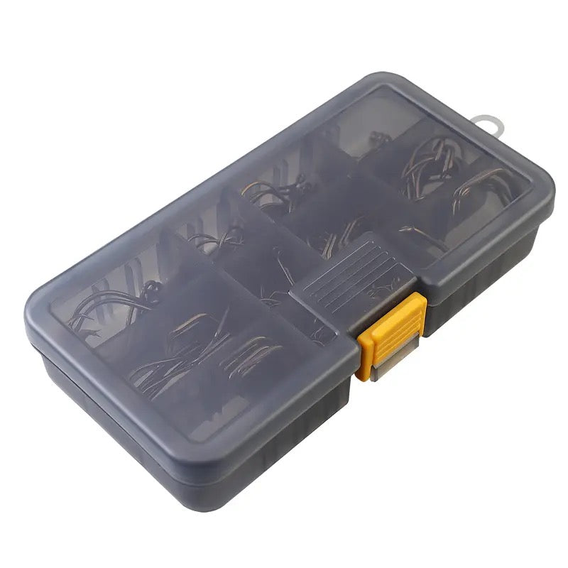 Caja De Anzuelos De Pesca 161 Piezas Distintos Tamaños