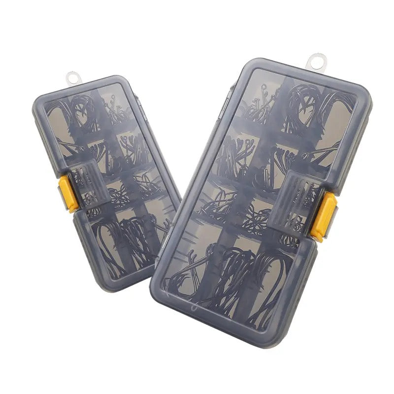 Caja De Anzuelos De Pesca 161 Piezas Distintos Tamaños