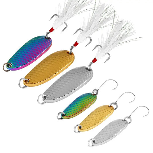 3 Cucharitas Señuelo Cuchara Pesca Trucha Tararira Dorado