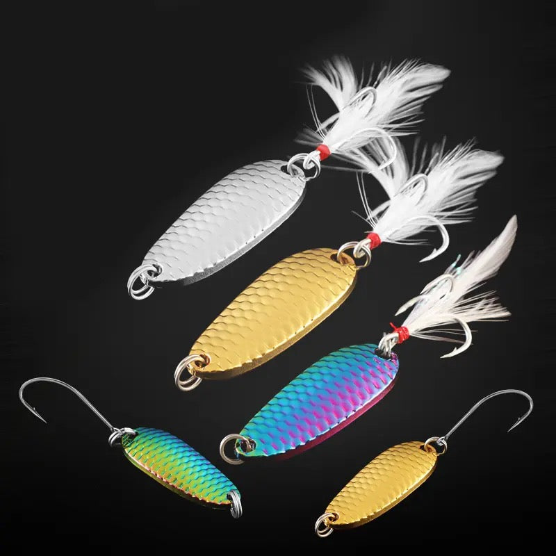 3 Cucharitas Señuelo Cuchara Pesca Trucha Tararira Dorado