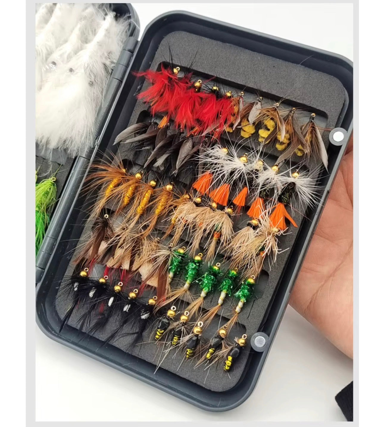 120 Moscas Ninfas Stremers Fly Fishing Pesca Con Mosca