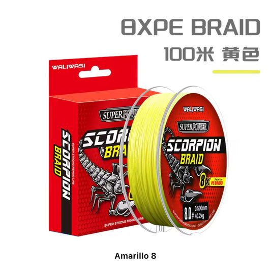 Linea Multifilamento X8 Hilos Super Resistente Premium