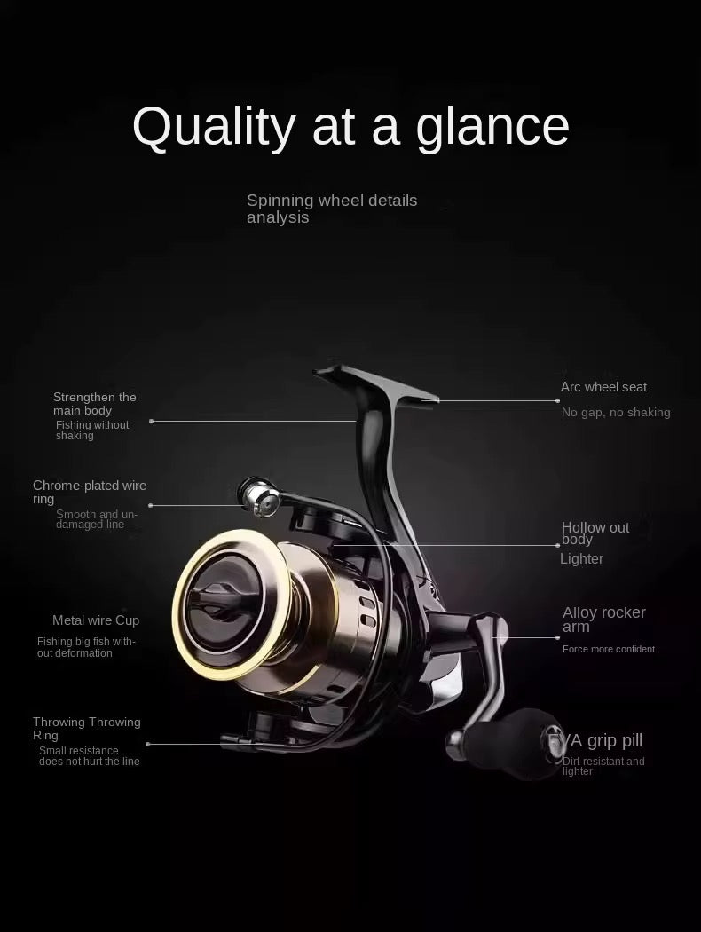 Reel Frontal 3000 Pesca Spinning