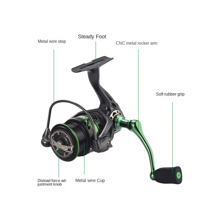 Reel Frontal 3000 Spinning Pesca Variada