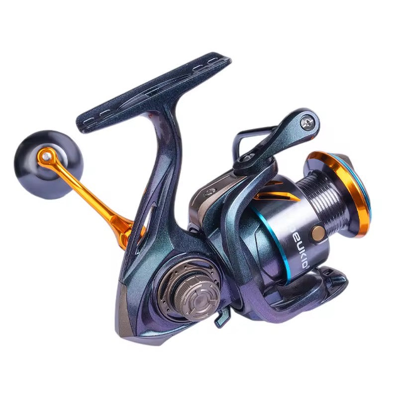 Reel Frontal 6000 Tornasolado Pesca Spinning Calidad Premium