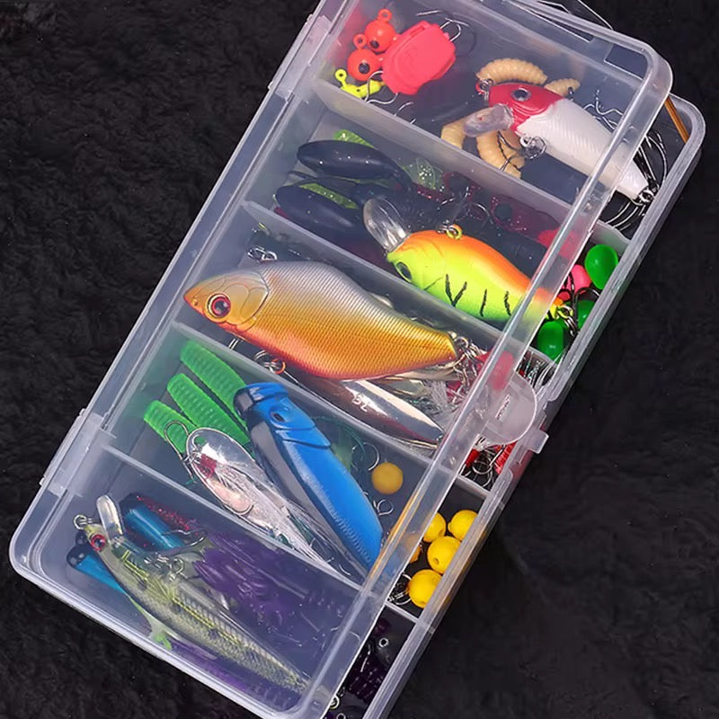 Kit De Señuelos De Pesca, Caja De Aparejos De 88 Piezas Color Leopard