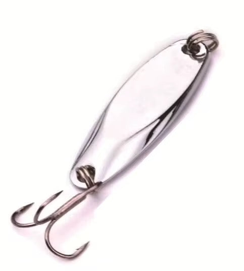 3 Cucharas Voladoras Pesca Color Plateado Dorado Azul