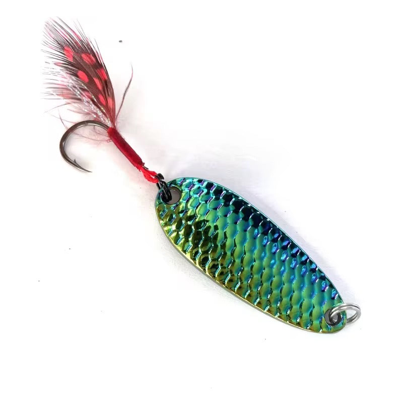 3 Cucharas Dorada Plateada Tornasolada Pesca Truchas