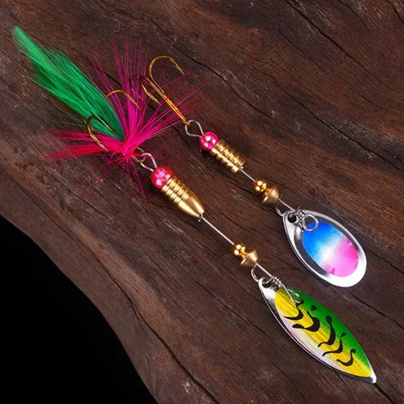 Bolso con 16 cucharas pesca
