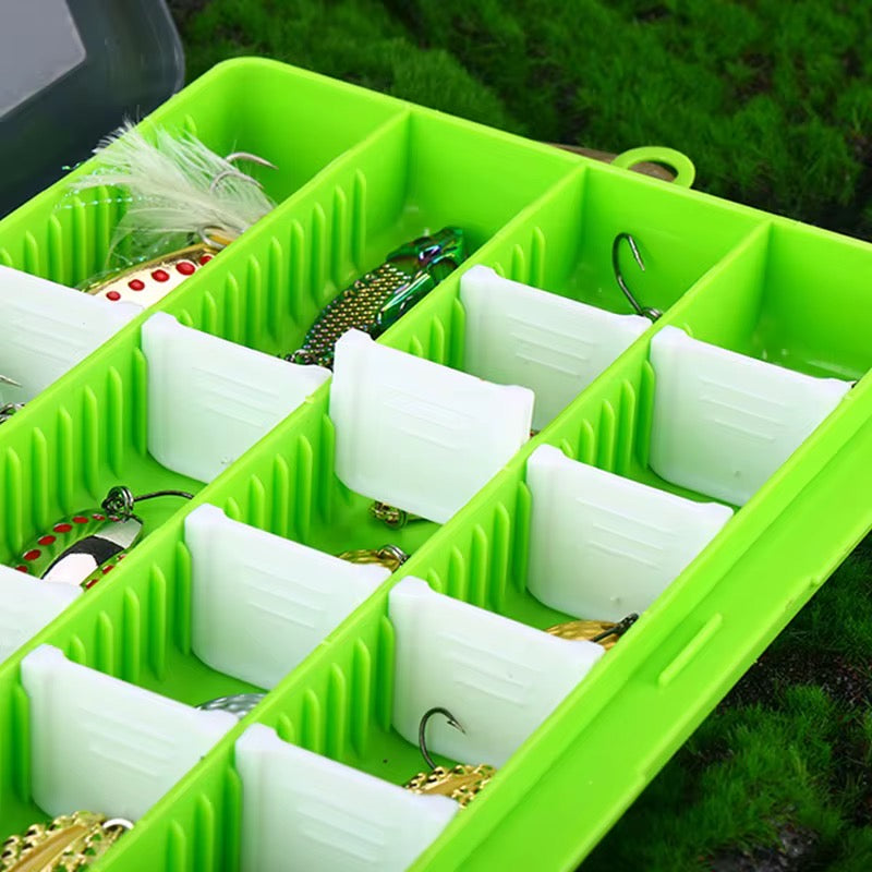 25 Cucharitas De Pesca Señuelo Con Caja Pesca Truchas