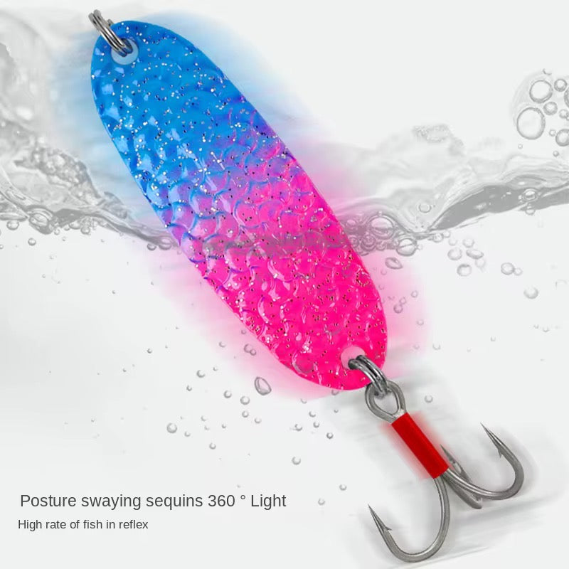 Combo 5 Cucharas Multicolor Pesca Truchas