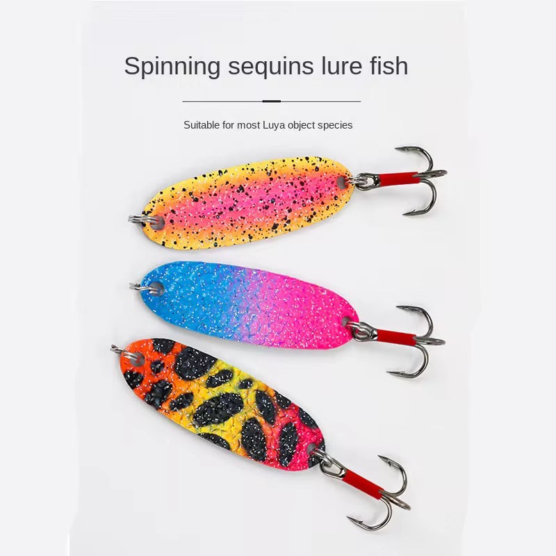 Combo 5 Cucharas Multicolor Pesca Truchas