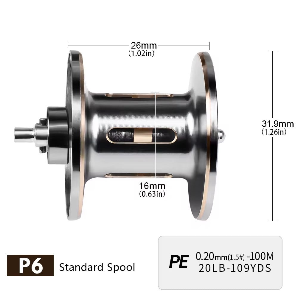 Reel Huevito Baitcast Pesca Dorado Tararira Variada