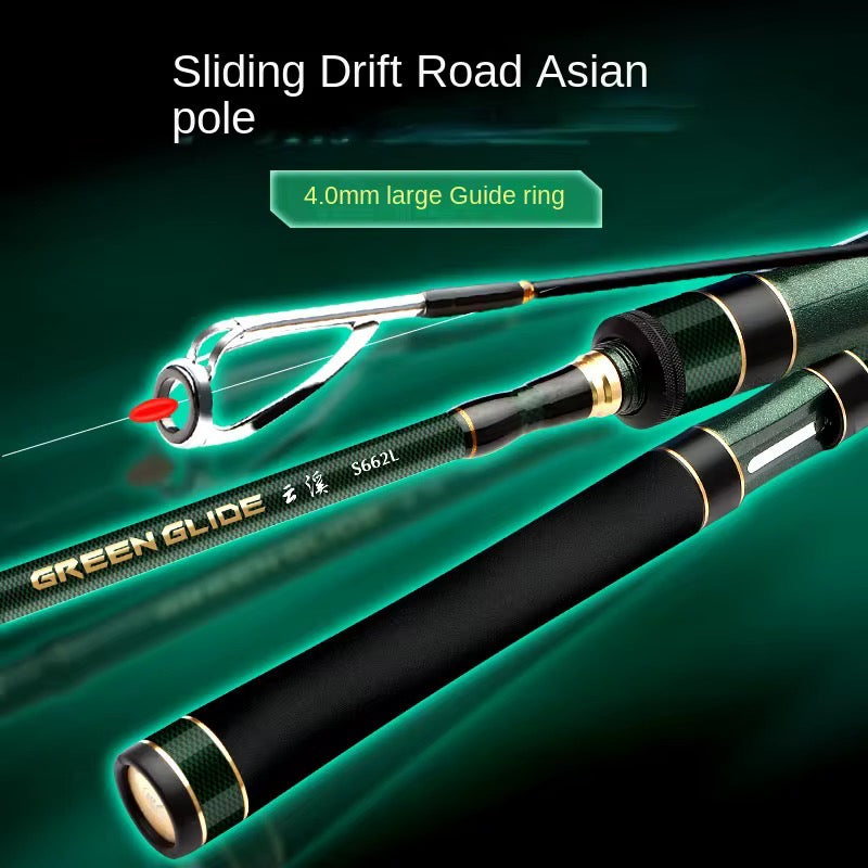 Caña Spinning Carbono 1.98m 2 Tramos Ultra Ligera