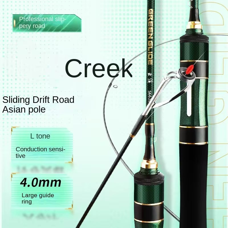 Caña Spinning Carbono 1.98m 2 Tramos Ultra Ligera