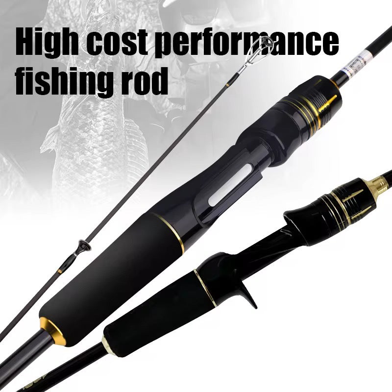 Caña Baitcast 2.1m Ultra Ligera Full Carbono Resistente