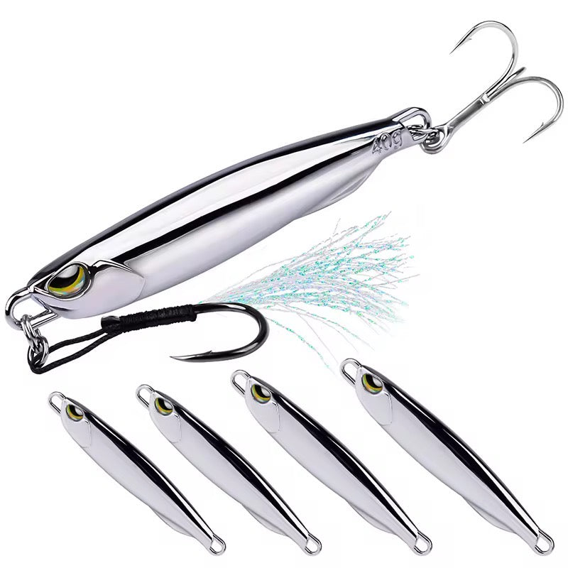 Señuelo Metal Plomo 40g Jigging Pesca Tararira Dorado