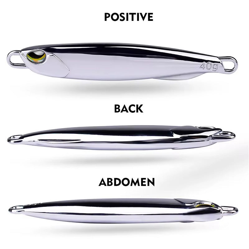 Señuelo Metal Plomo 40g Jigging Pesca Tararira Dorado