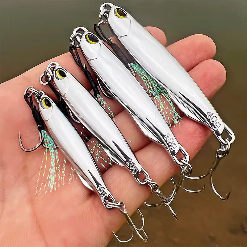 Señuelo Metal Plomo 40g Jigging Pesca Tararira Dorado