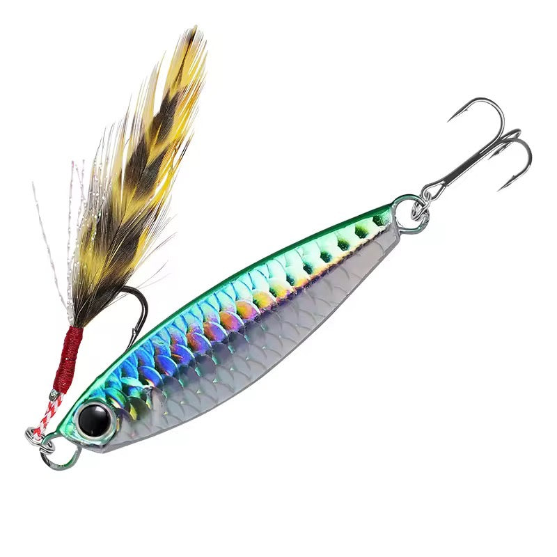 8 Señuelos Jig 30g 7cm Premium Pesca Mar Rio Lago