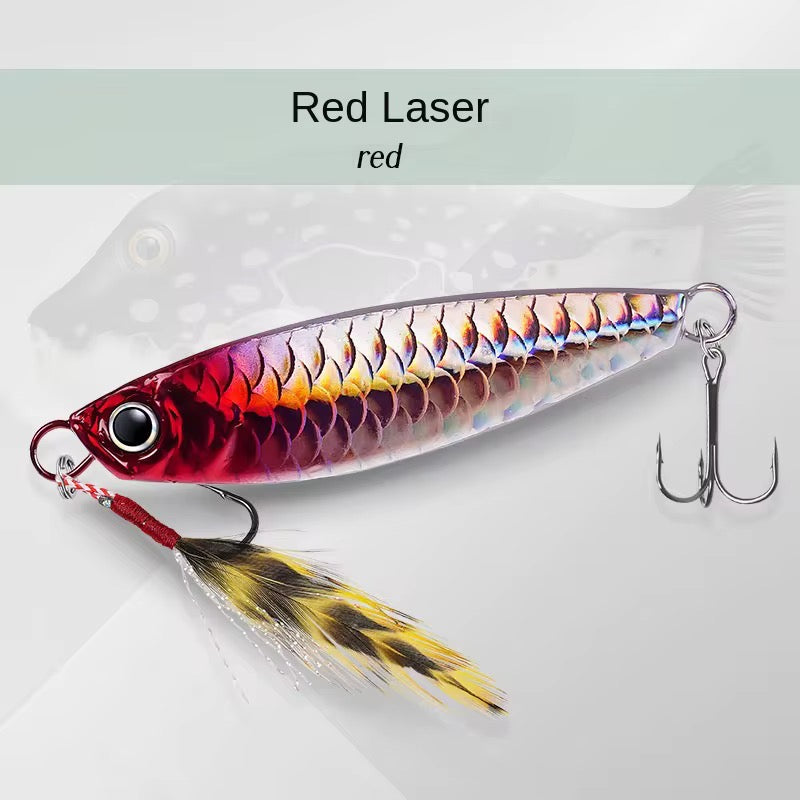 8 Señuelos Jig 30g 7cm Premium Pesca Mar Rio Lago
