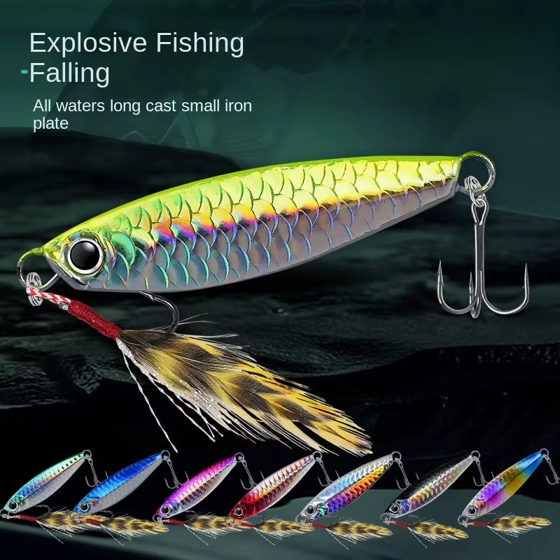 8 Señuelos Jig 30g 7cm Premium Pesca Mar Rio Lago