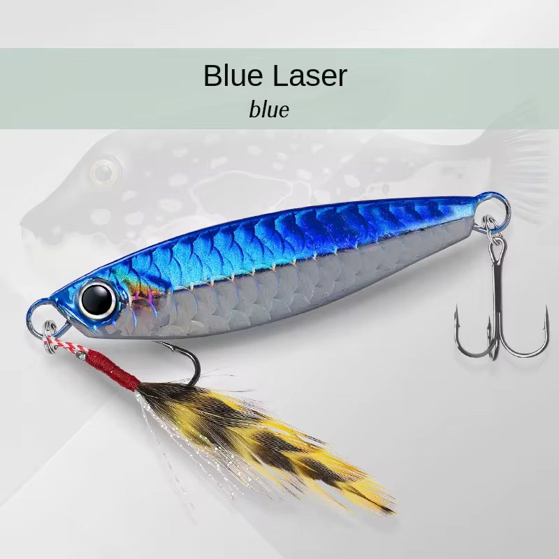 8 Señuelos Jig 30g 7cm Premium Pesca Mar Rio Lago