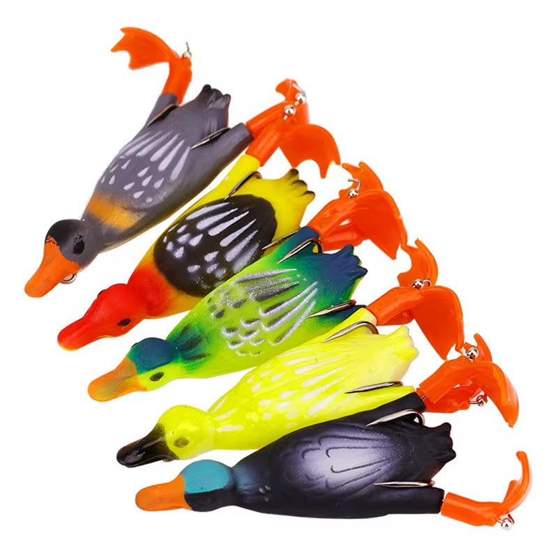 Señuelo Pato Con Patas Rotor 10.5g Pesca Tararira Dorado