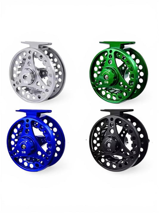 Reel Fly Fishing Pesca Con Mosca Aluminio Truchas