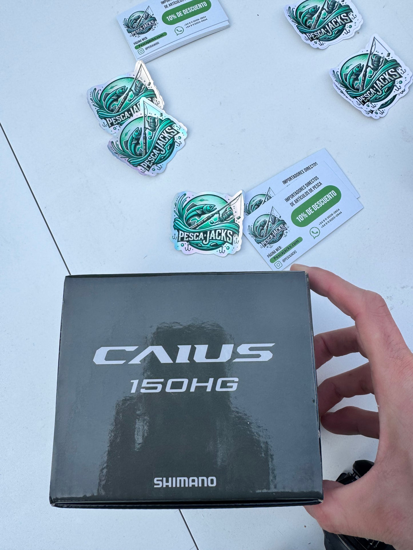 Shimano CAIUS C — Tamaño 150HG — Manija derecha