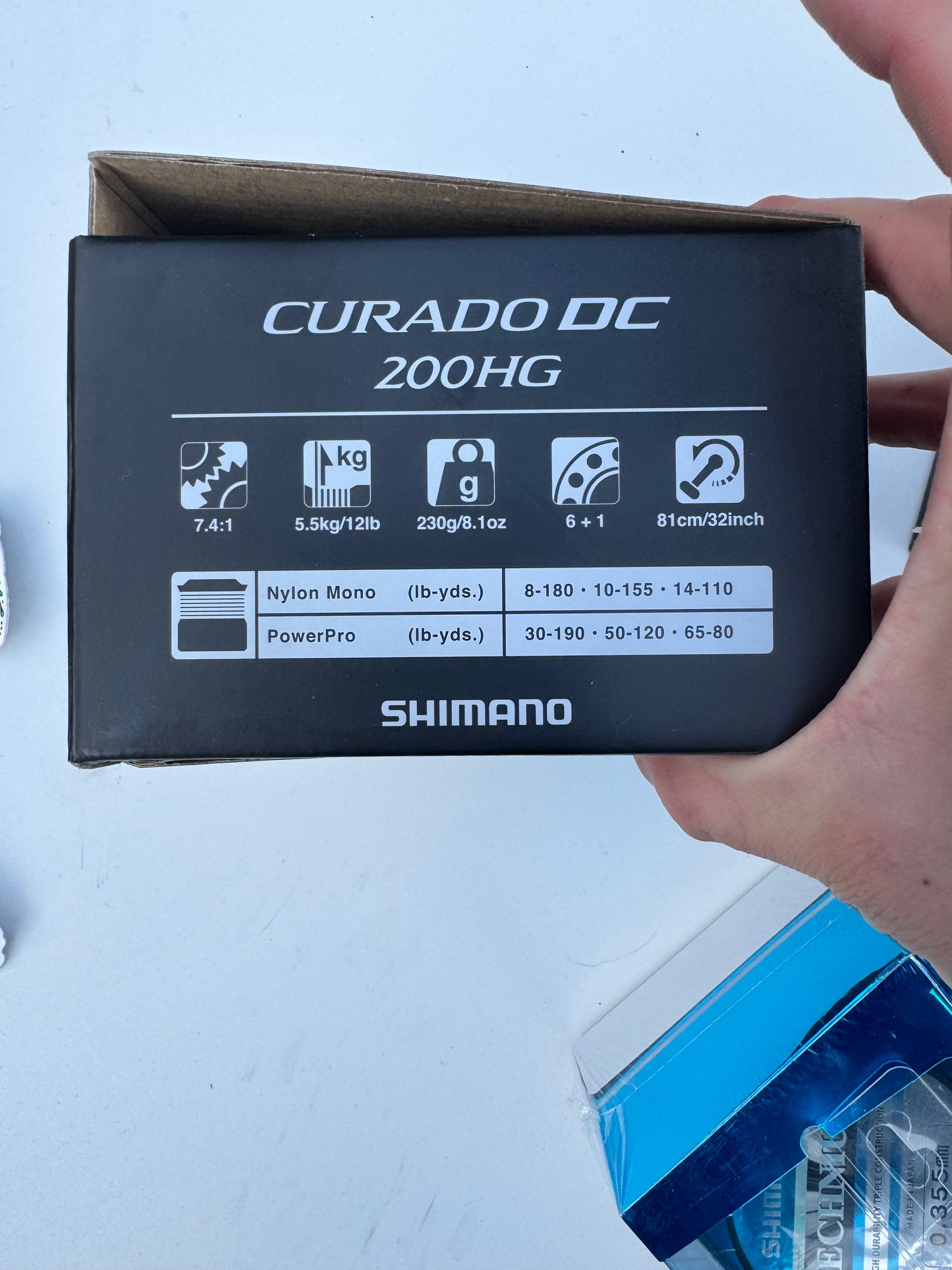 Shimano CURADO DC — Tamaño 200HG — Manija derecha — Sistema Control Digital