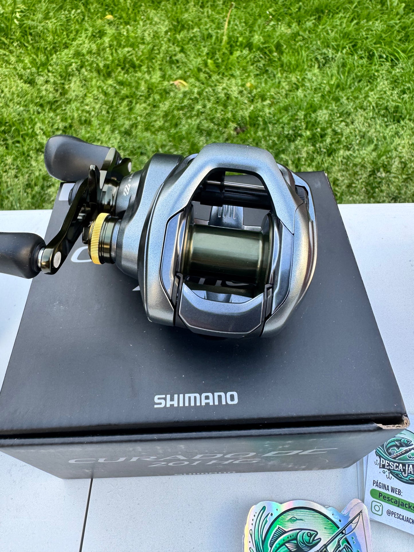 Shimano CURADO DC — Tamaño 201HG — Manija izquierda — Sistema control digital