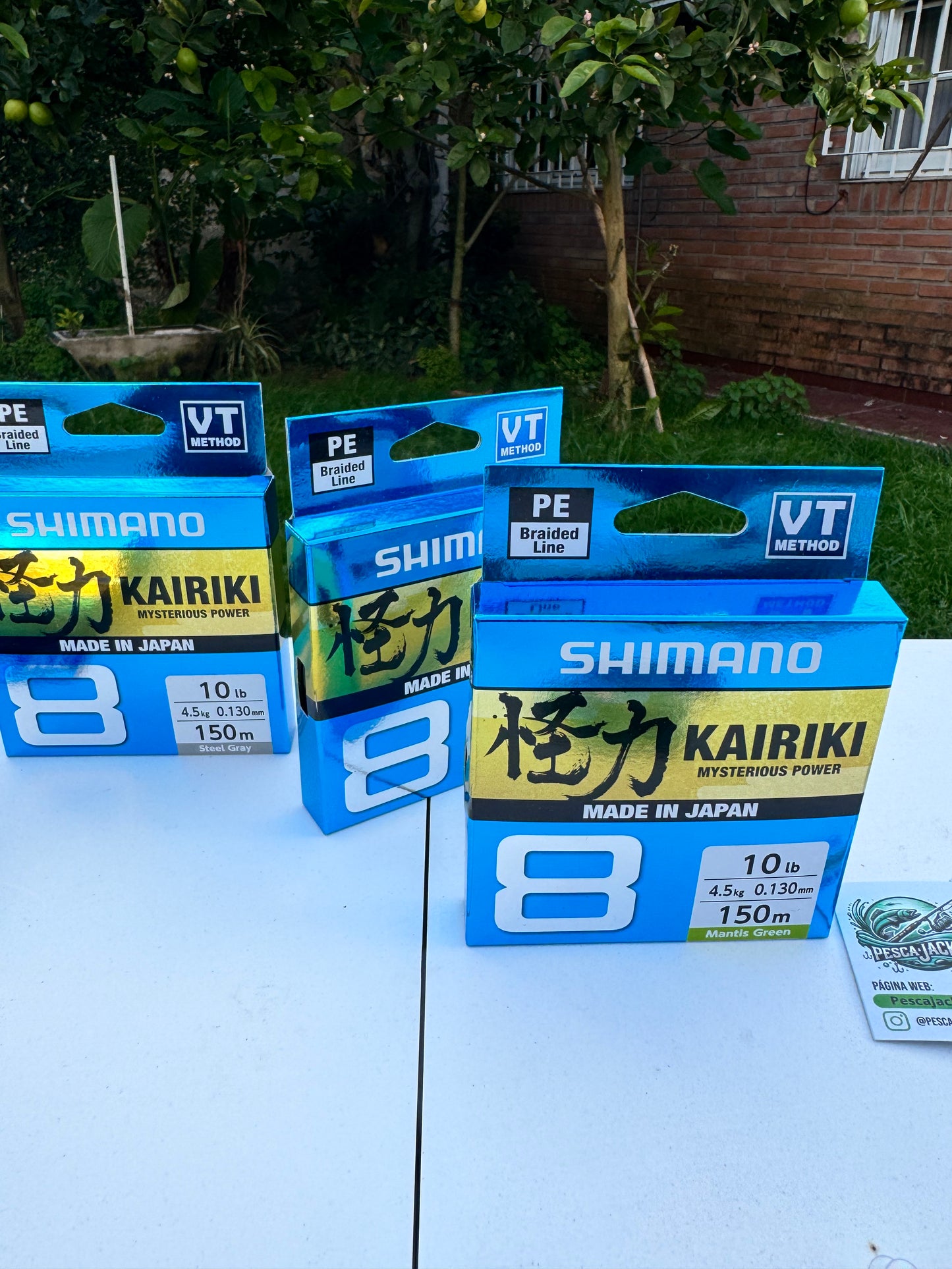 Multifilamento KAIRIKI 8 hebras 150M - 10LB - Japones