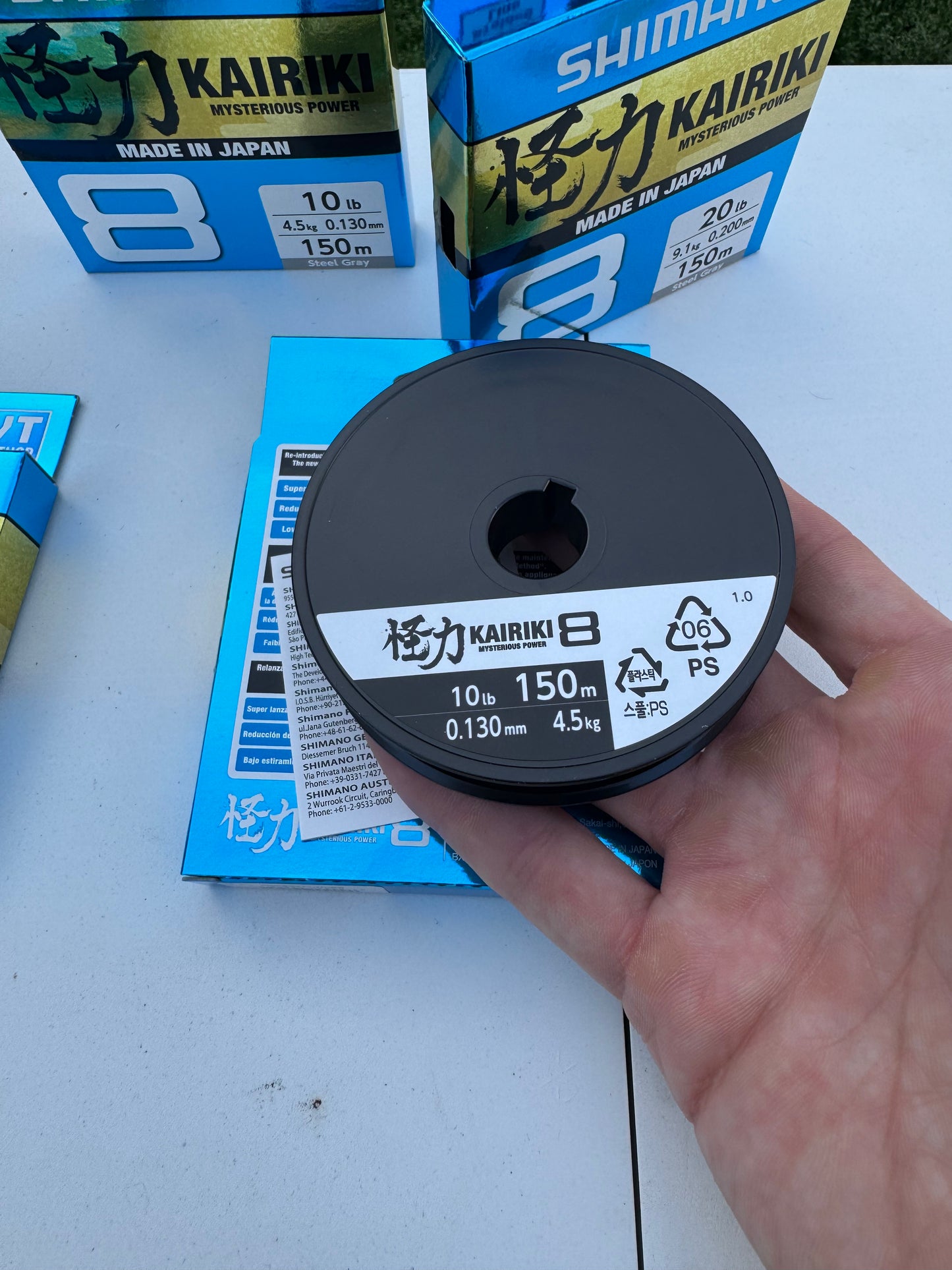 Multifilamento KAIRIKI 8 hebras 150M - 10LB - Japones