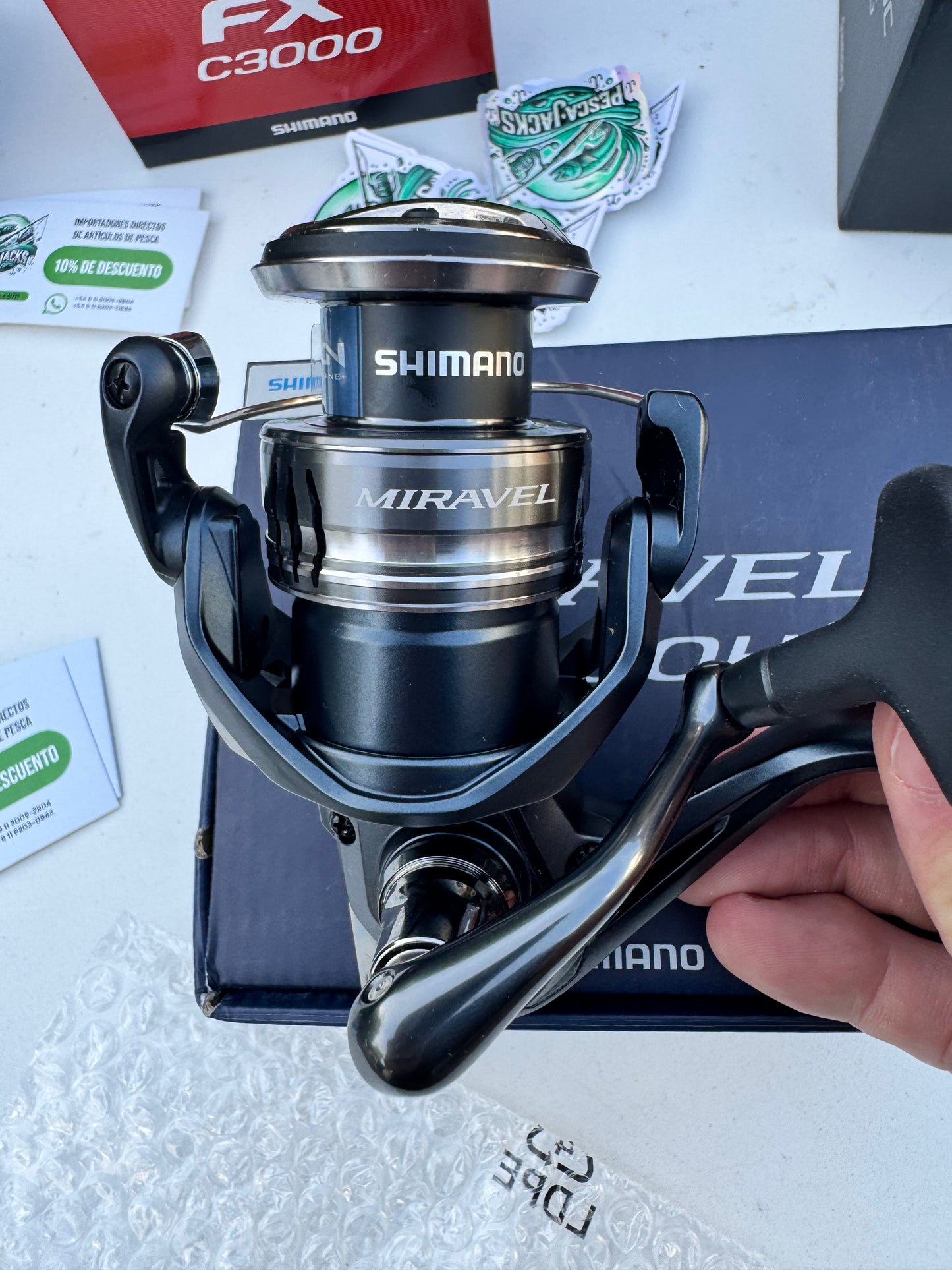 Shimano MIRAVEL — Tamaño C3000HG — Reel Spinning