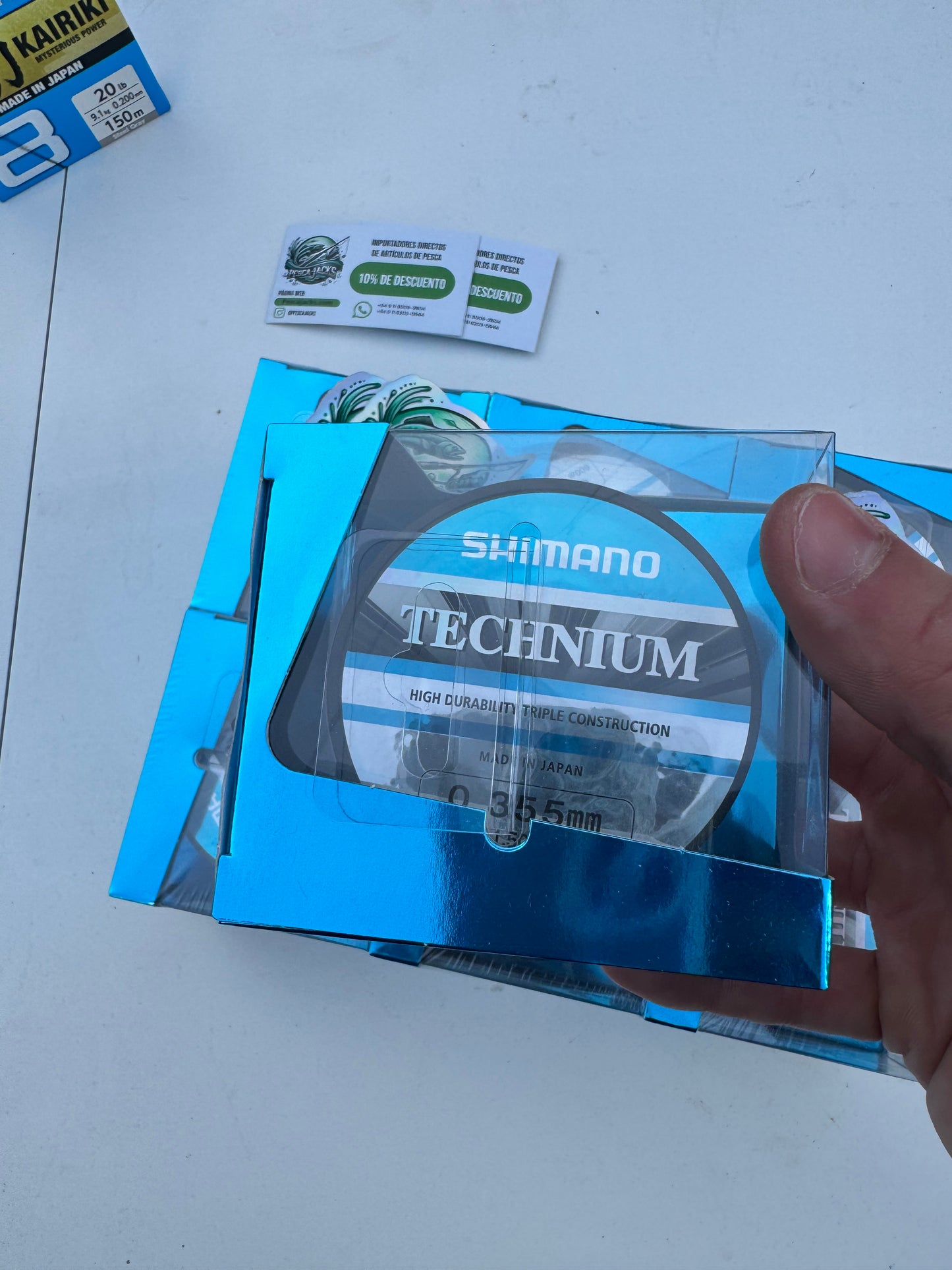 Monofilamento Technium Shimano - JAPONES - Bobina 650M - 0,355mm